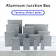 Custodia in alluminio per esterni IP67 Scatola di giunzione industriale impermeabile Custodia per strumenti di progetto PCB Custodia per elettronica a prova di esplosione
