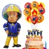 Pompiere sam palloncino pompiere sam party cake toppers decor palloncino in lattice bambini pompiere