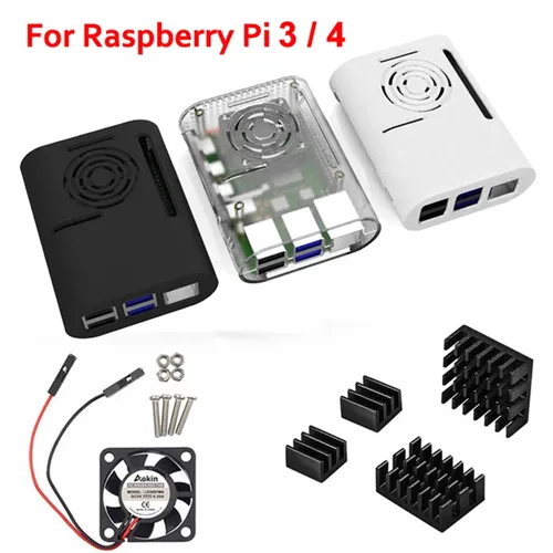 Aokin Raspberry Pi 4 Fall Raspberry Pi 3 B Plus Fall Kompatibel mit Raspberry pi 2b pi 3b