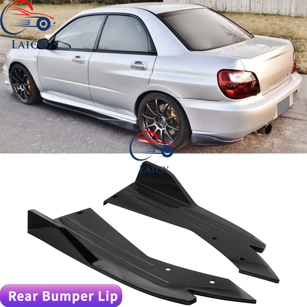 Laicy für Subaru Impreza Wrx Auto Hecks toß stange Spoiler Lip Splitter Diffusor Body Kit Seitens chürze Schutz abdeckungen Image