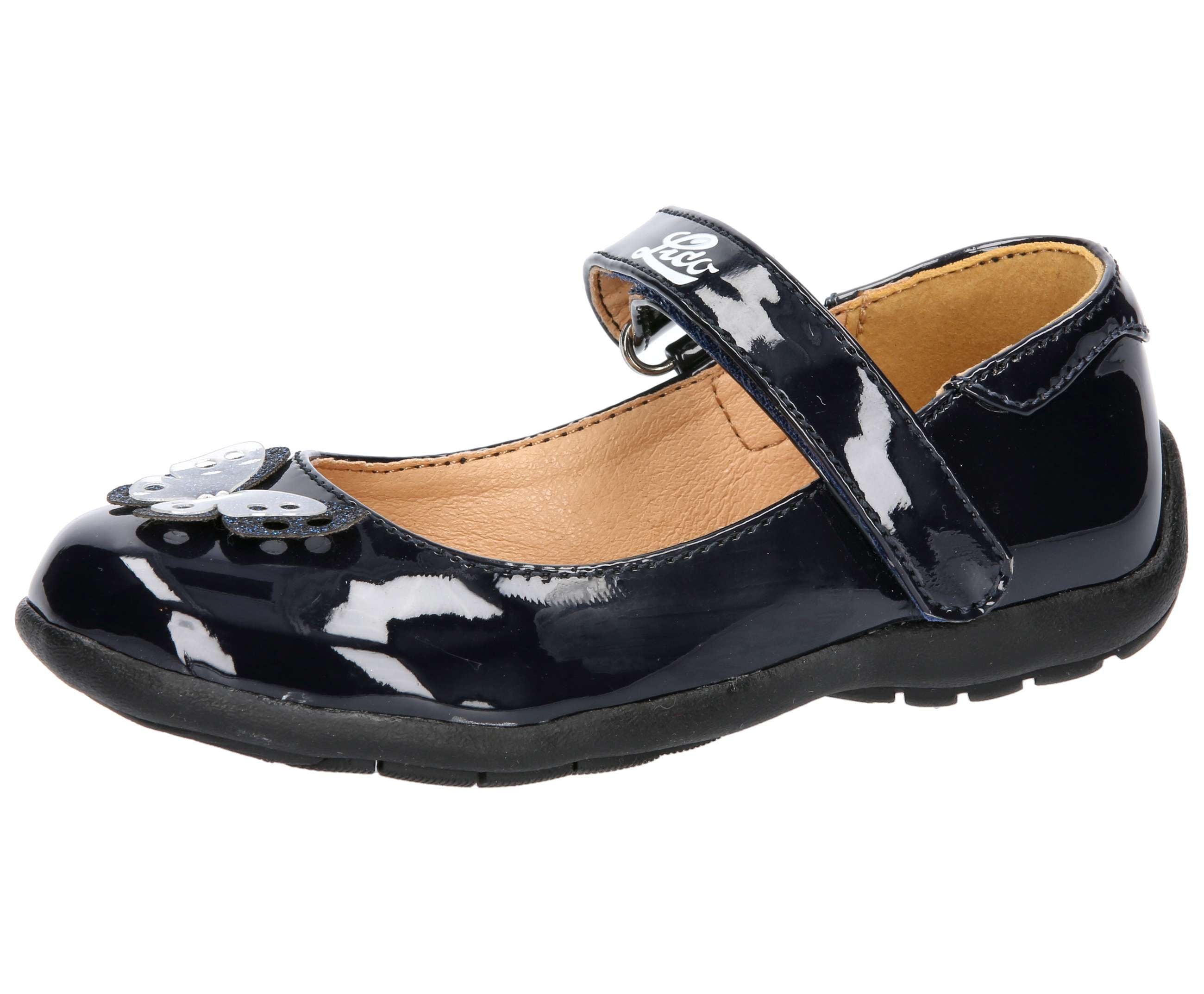 Ballerina LICO "Ballerina Nerina V", Kinder, Gr. 27, blau, Synthetik, Schuhe Ballerina