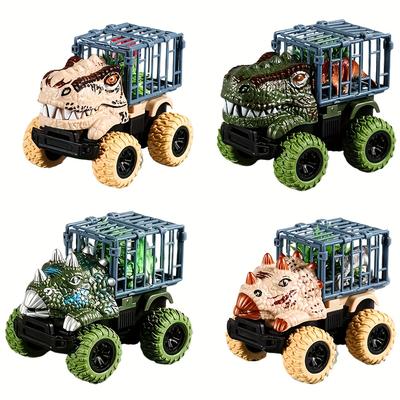 Dinosaur Toy Trucks Carrier Dinosaur Toys Set Transporter Pretend Toy Festival Gifts Christmas Halloween Easter