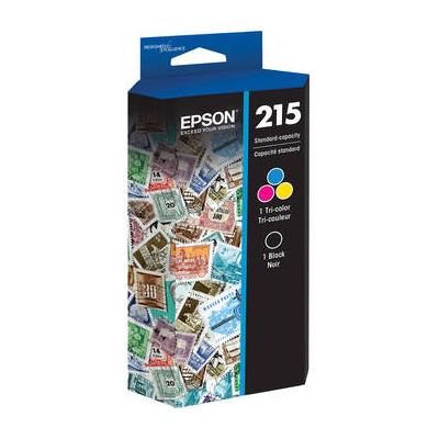 Epson T215 DuraBrite Ultra Standard Capacity Black and Color Ink Cartridge Combo T215120-BCS