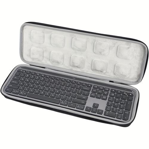 1pc Black Keyboard Protective Case, Hard Case, Suitable For Keyboard Keyboard Protective Carrying Case (keyboard Not Included)