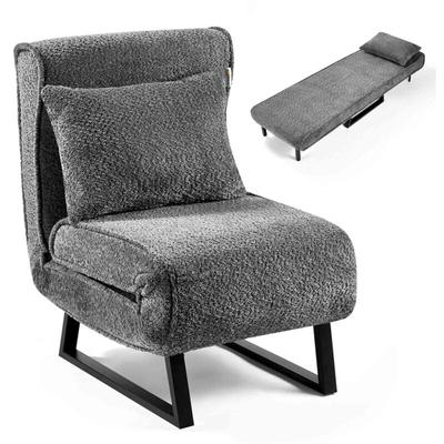 Makika - Schlafsessel Schlafsofa Lea klappbar - Boucle in Grau Image