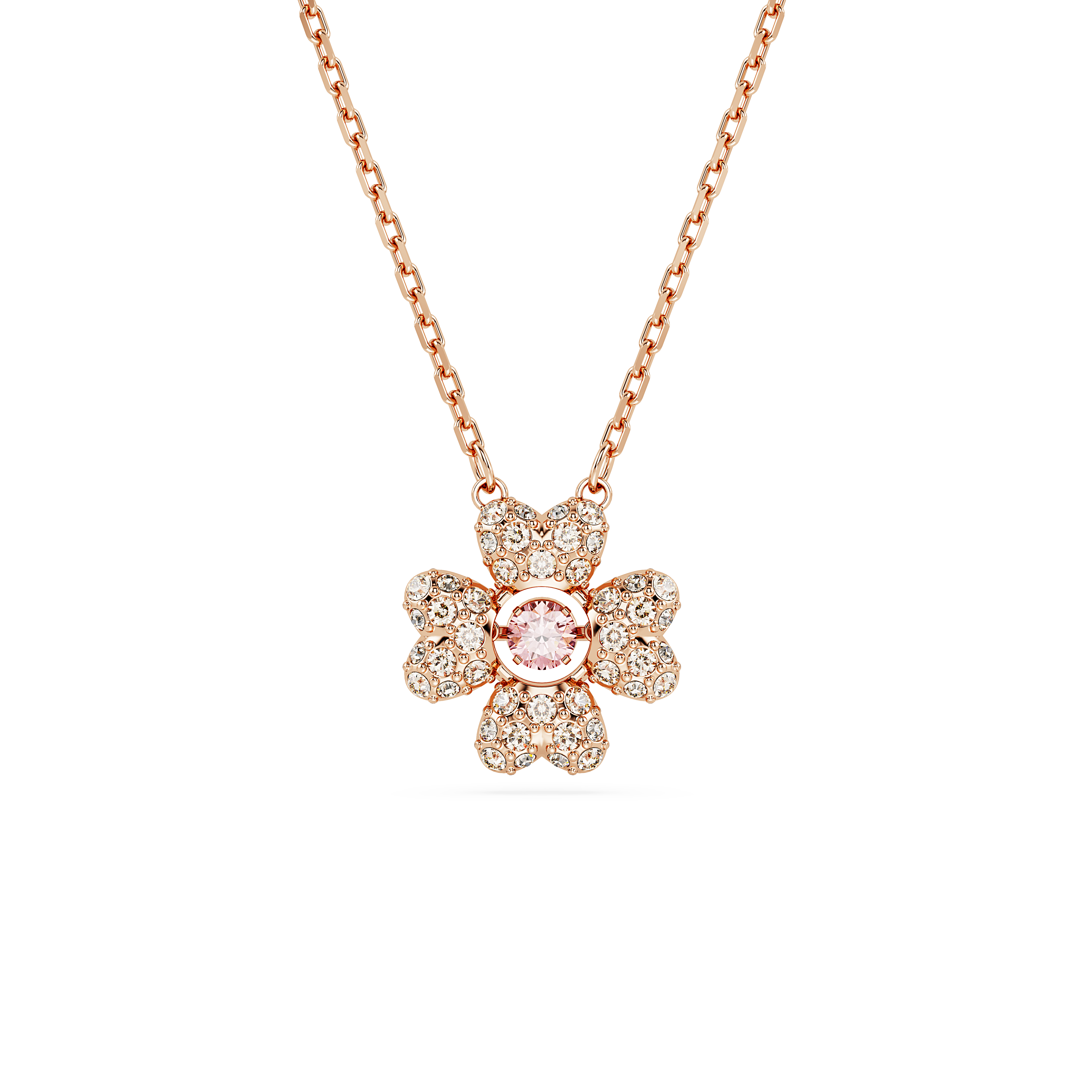 Swarovski 'idyllia' Womens Gold Plated Metal Necklace - Rose 5674211 Gold Tone - One Size | Swarovski Sale | Discount Designer Brands