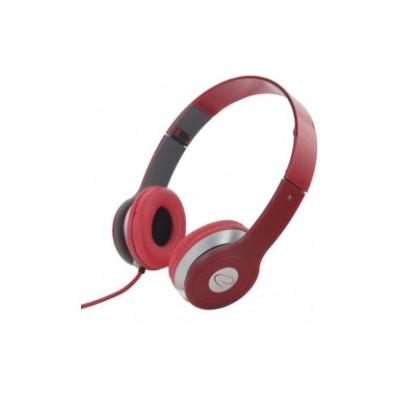 Esperanza EH145R Kopfhörer & Headset Kabelgebunden Kopfband Musik Rot