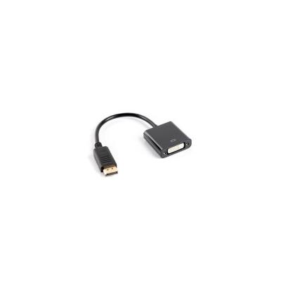 Lanberg AD-0007-BK Videokabel-Adapter 0.1 m DisplayPort DVI-D Schwarz
