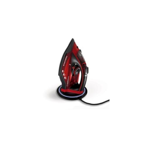 Morphy Richards 303250 Bügeleisen Dampfbügeleisen Keramik-bügelsohle 2400 W Schwarz, Rot