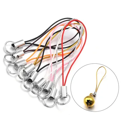 50pcs/lot Hand Wrist Lanyard String Short Grip Lanyard Mobile Phone Strap for USB Flash Drive