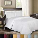 JYHOME Hotel Stripe Taupe 3pc Full/Queen Comforter Cover (Duvet Cover Set) 100-Percent Cotton 600-Thread-Count Sateen Striped