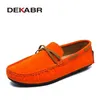DEKABR Frühling Sommer Heißer Verkauf Mokassins Männer Hohe Qualität Pu Leder Loafer Schuhe Männer Wohnungen Leichte Fahren Schuhe Größe 35-48
