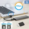 M.2 SATA SSD Gehäuse Adapter USB 3.1 Gen1 5 Gbit/s Werkzeug Kostenloses Gehäuse für B-Key B+M Key SATA NGFF SSD Größe 2230/2242/2260/2280