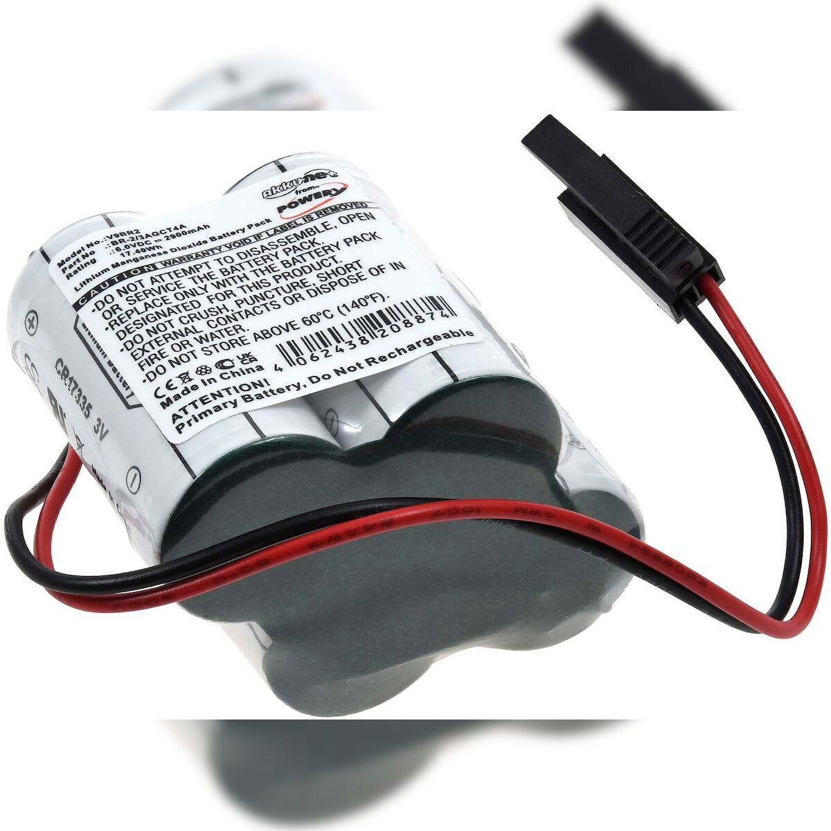 Powery SPS-Lithiumbatterie kompatibel mit Panasonic Typ BR-2/3AGCT4A Image