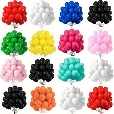 40pcs Matte 10 Inch Thickened Latex Balloons New Y...