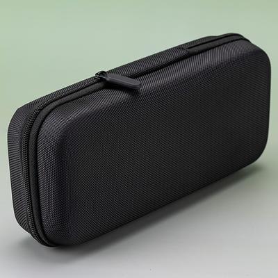 TEMU 1pc Digital Accessories Storage Bag, Portable Double-layer Power Hard Drive Protective Case, Dust-proof Data Cable U Disk Earphone Storage Bag, Coin Zipper Bag