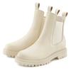 Stiefelette ELBSAND, Damen, Gr. 42, beige, Obermaterial: 100% Rindsleder. Futter: 100% Synthetik. Decksohle: 100% Synthetik. Laufsohle: 100% Synthetik, unifarben, casual, Schuhe, Chelseaboots, Schlupfstiefel, Bikerboots aus Leder