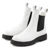 Stiefelette ELBSAND, Damen, Gr. 38, weiß, Obermaterial: 100% Rindsleder. Futter: 100% Synthetik. Decksohle: 100% Synthetik. Laufsohle: 100% Synthetik, unifarben, casual, Schuhe, Chelseaboots, Schlupfstiefel, Bikerboots aus Leder