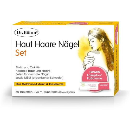 Dr.böhm Haut Haare Nägel+Fußcreme Lasepton Set 1 St Kombipackung