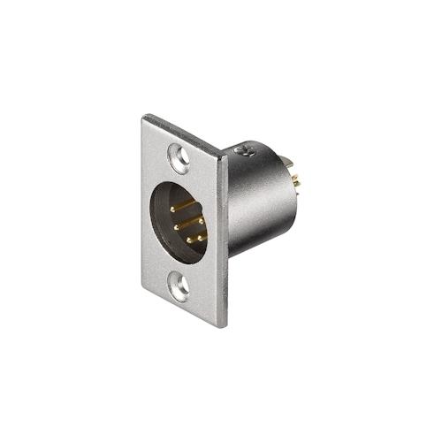 goobay Mikrofon-Einbaustecker, 5 Pin