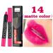 Wiradney Lipstick Waterproof Lipstick Pumpkin Color Lipstick Earth E Moistu Makeup J