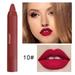 Wiradney Lipstick 1Pcs Makeup Lipstick Moisturizing 12Colorsmatte Lasting Long Lipstick Water Crayons Smooth Pro of Velvet Crayon Lipstick Lipstick Makeup J