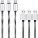 Micro USB Cable 10ft 3Pack High Speed 2.0 USB A Male to Micro USB