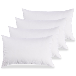 Decoper ® Kissenfüllung waschbares Innenkissen Bezug aus 100% Baumwolle | Füllung aus Polyester | Dekokissen und Kopfkissen | 30 x 50 cm Image