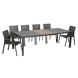 acamp Tischgruppe 6x56737 Vegas 1x Tisch Woody 56600 Image