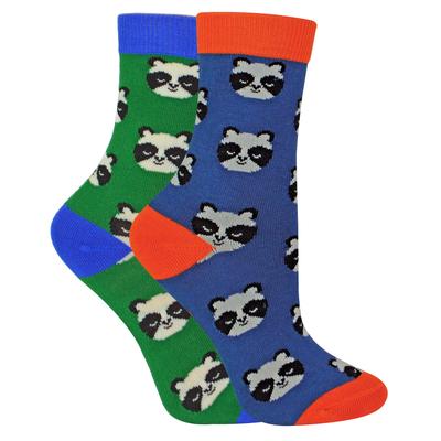 Mr Heron - 2 Paar Socken aus Bambus mit Tiermuster - Panda Image