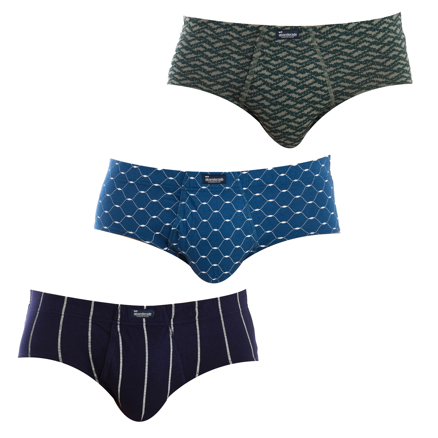 Pack-3 Essential Slips atmungsaktives Gewebe A0090 Mann Image