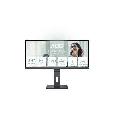 AOC CU34P3CV Computerbildschirm 86.4 cm (34") 3440 x 1440 Pixel UltraWide Quad HD LED Schwarz