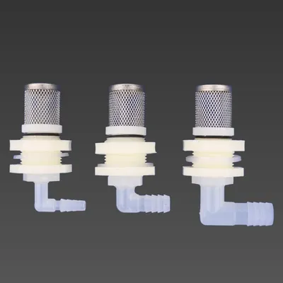 1pc Stainless Steel 20mm Aquarium Fish Tank Elbow Joints Water Tank Drainage Connectors Garden
