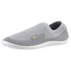 Barfußschuh LEGUANO "Score", Damen, Gr. 46, grau, Textil, kontrastfarbene Details, sportlich, Schuhe Barfußschuh Slipper Socksneaker, Bequemschuh, Flats, Komfortschuh, für Maschinenwäsche geeignet