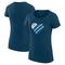 Women's G-III 4Her by Carl Banks Navy Oklahoma City Thunder Heart T-Shirt