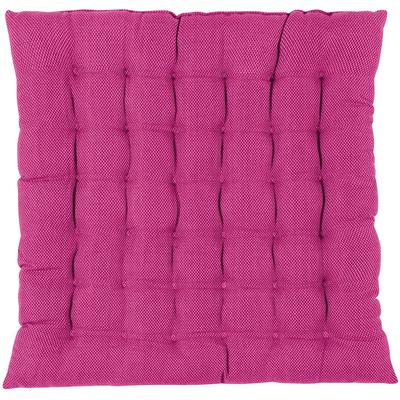 Sitzkissen PAD "RISOTTO", pink (fuchsia), B:40cm H:3cm L:40cm, Baumwolle, Dekokissen_Sitzkissen_Kissenhüllen, Made in Europe, 1 Stück Image