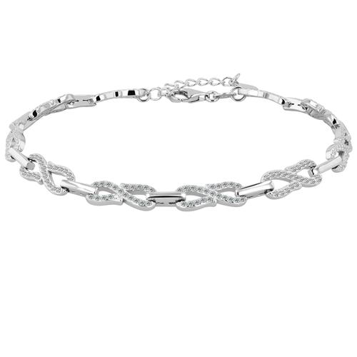 Armband ADELIA´S Armbänder Gr. 18 + 3, Silber 925 (Sterlingsilber), silberfarben (silber) Damen