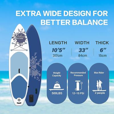 Inflatable Standing Boat Paddle Board - Large