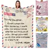 1pc zu meiner Tochter Decke von Mutter Tochter Geschenke Geburtstags geschenke für Tochter Mutter