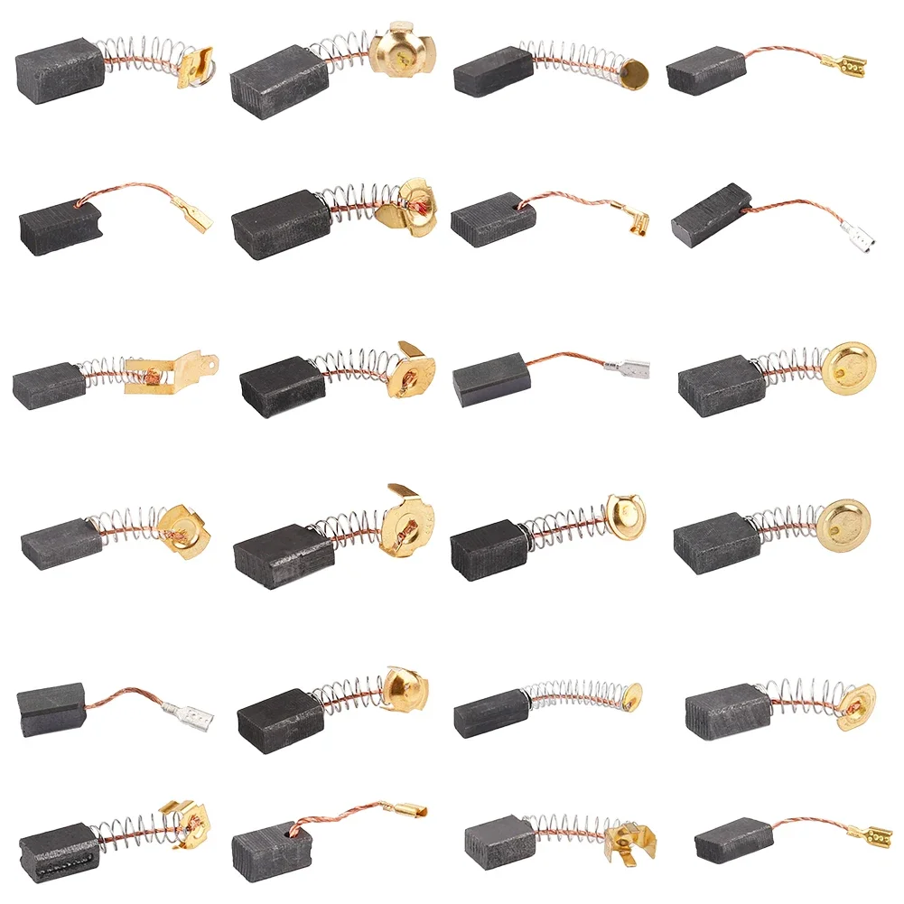 10 stücke Kohle bürste Ersatzteile elektrische Hammer bohrer Graphit bürste Schneiden Polier maschine Elektro werkzeug Zubehör Image