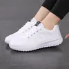 Frauen Schuhe Atmungsaktive Casual Wanderschuhe Für Frauen Mesh Lace Up Turnschuhe Frauen Tenis Feminino Rosa Schwarz Weiß Flache