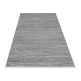 Gray 160 x 96 x 0.4 in Area Rug - 17 Stories Rectangle Faora Area Rug w/ Non-Slip Backing Polyester | 160 H x 96 W x 0.4 D in | Wayfair