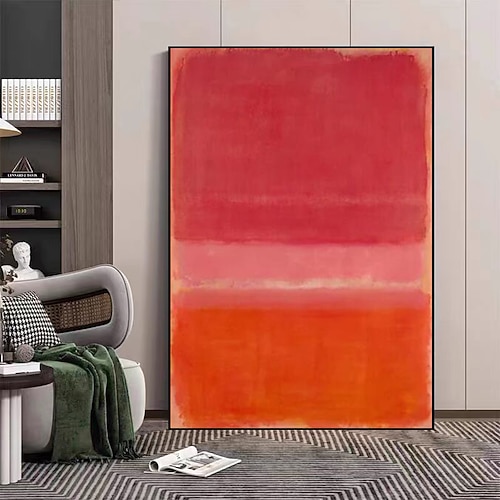 Morden Wand Dekor Mark Rothko handbemalt Rothko Leinwand abstrakte Kunst Innenarchitektur Minimalismus Kunst Malerei Wohnkultur gespannten Rahmen bereit zum Aufhängen Image