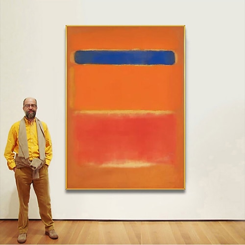 Morden Wand Dekor Mark Rothko handbemalt Rothko Leinwand abstrakte Kunst Innenarchitektur Minimalismus Kunst Malerei Wohnkultur gespannten Rahmen bereit zum Aufhängen Image