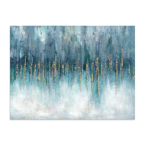 handgemachtes Ölgemälde auf Leinwand, Wandkunst, Dekoration, modern, abstrakt, für Wohnzimmer, Wohnkultur, gerollt, rahmenlos, ungedehntes Gemälde Image