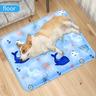 Pet Cooling Mat, Dog Cooling Bed Mat Ice Gel Mat, Snowflake Pattern Self Cooling Mat Pads For Dogs