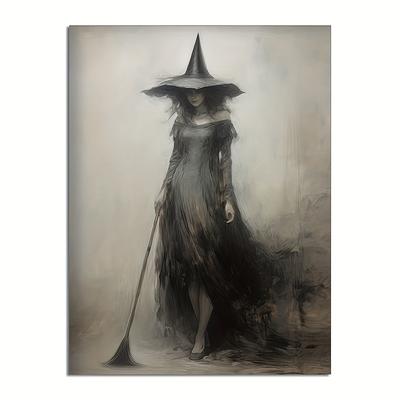 1pc The Halloween When Witches Poster, Halloween P...