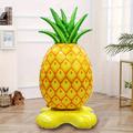 1pc, Giant 61-inch Inflatable Pineapple Balloon, Tropical Hawaiian Luau Party Supplies, Summer Beach Party Decor, Extra Large Foil Balloon For Weddings & Birthdays, Indoor & Outdoor Decoration