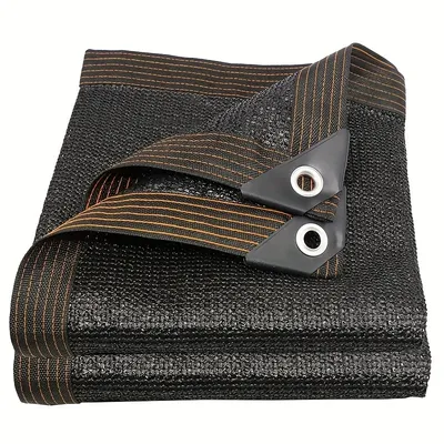 Easy to install black sunshade net for balconies, courtyards and swimming pools, anti-UV awnings and greenhouse sunshade nets