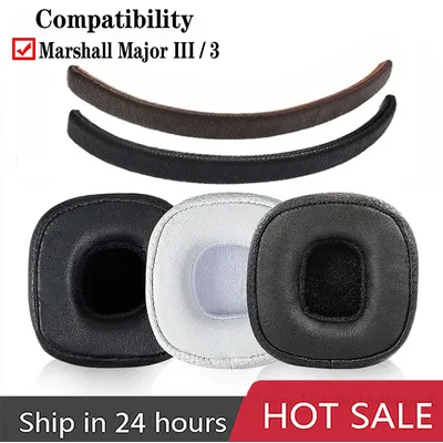 Replacement Earmuffs Ear Pads Compatible with Marshall Major 3 Headphone, Earpads Headband Ear